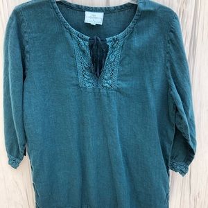 Super soft washed cotton / linen top